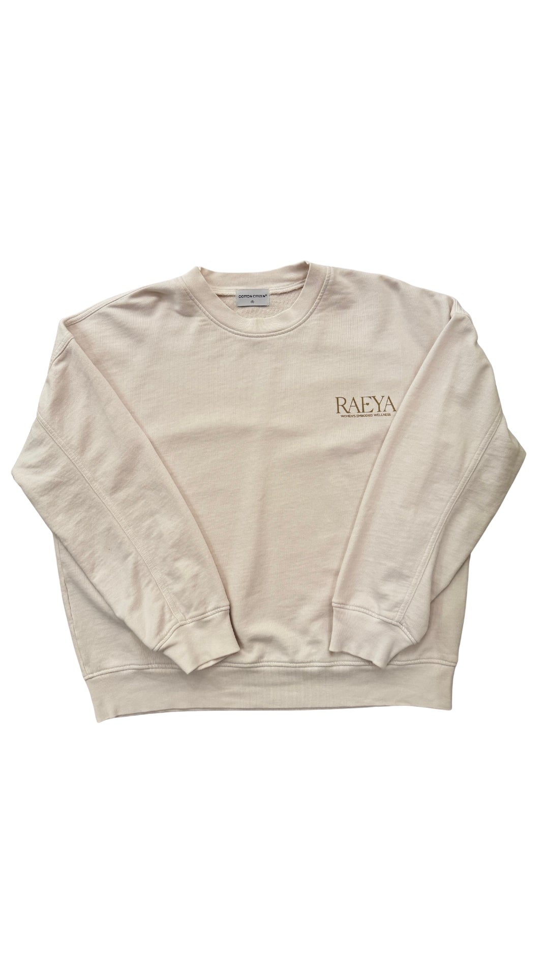 Raeya Boston Crew- Vintage Bone S